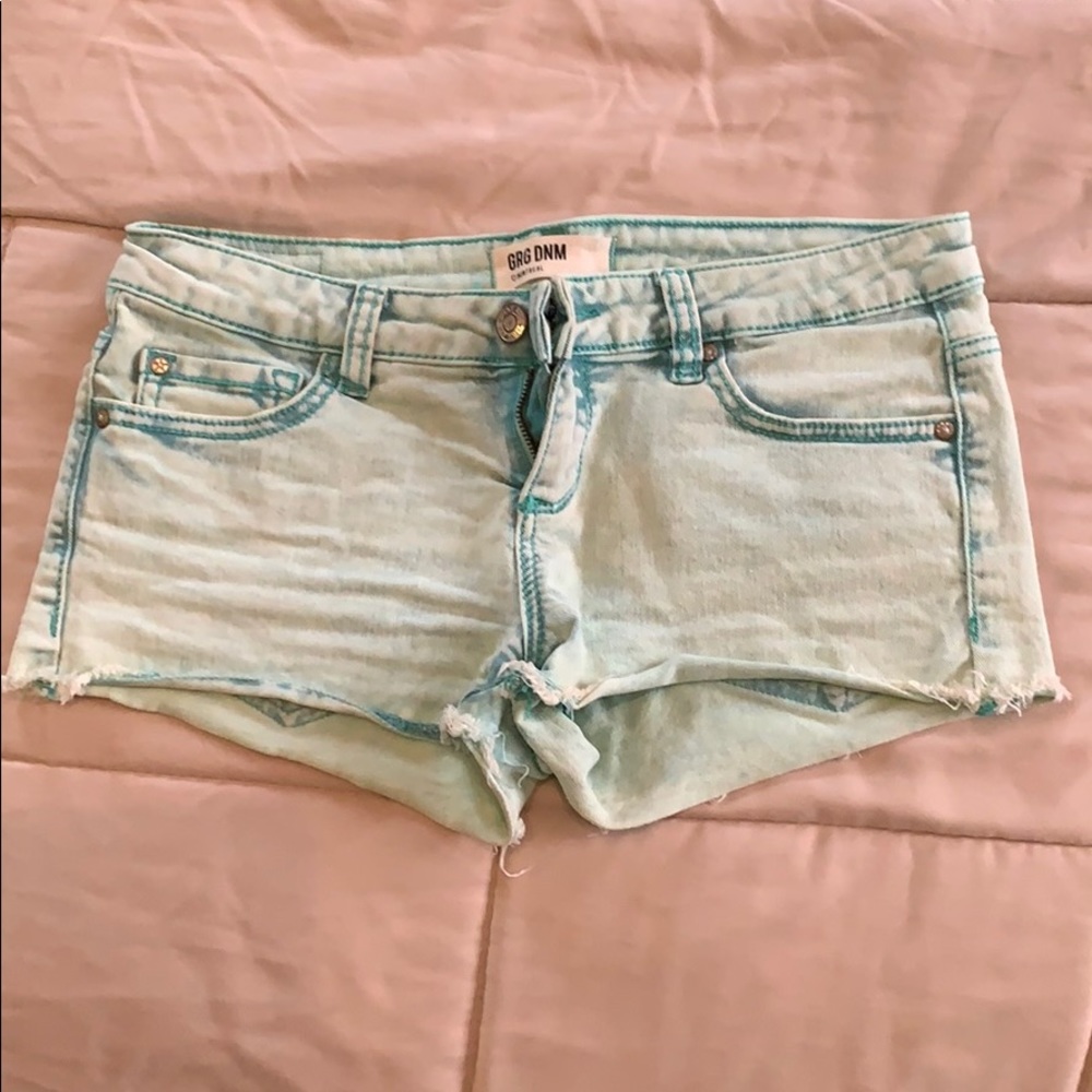 Teal greenish shorts